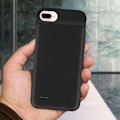 Miniatyrbillede 3 af 4: Etui med integreret batteri - AKASHI - iPhone 6/6S/7/8 Plus - 4000mAh - Stødsikker - Sort Svart