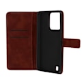 Pikkukuva 1 / 5: Realme C31 Folio Wallet Case Video Support Matte Effect Soft Touch ruskea kastanj