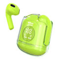 Miniatyrbillede 2 af 5: Bluetooth-hovedtelefoner med indbygget mikrofon, 5 timers batterilevetid, Blue Star, Citrongrøn Grön