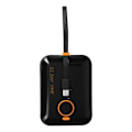 Miniatyrbillede 1 af 5: Powerbank 15000mAh USB-port 22,5W USB-C og Lightning-kabler LinQ LED-skærm Sort