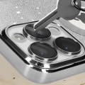 Miniatyrbild 1 av 4: Silver Glitter iPhone 13 Pro Max skal