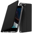 Miniatyrbillede 2 af 4: iPhone SE 2020 / 8 / 7 Cover - AKASHI - Klapetui - Øko-læder - Videoholder - Sort Svart