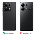 Pikkukuva 4 / 6: Xiaomi Redmi Note 13 5G Silicone Mate Soft Touch -kotelo Xiaomi Blackille Svart