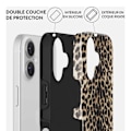 Pikkukuva 3 / 4: iPhone 16 MagSafe Tough Antichoks Kuori Player Burga Leopard kastanj