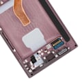 Pikkukuva 2 / 4: Täydellinen Block Galaxy S22 Ultra LCD Screen Kosketuslasi Alkuperäinen Samsung Burgundy