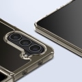 Pikkukuva 4 / 4: Kotelo Samsung Z Fold 5 Soft Iskunkestävälle April-sarjan kotelolle Harmaa ääriviiva