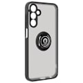 Pikkukuva 1 / 6: Suojakuori Samsung Galaxy A15 5G Metal Ring Stand Function Mustalle