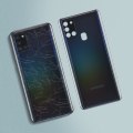 Miniatyrbillede 3 af 4: Samsung Galaxy A21s Batteri Cover Original Samsung Bagside Forside Blå