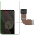 Miniatyrbild 3 av 4: Främre kamera - AVIZAR - Google Pixel 7 - 10,8 MP Selfie Sensor - Svart Svart