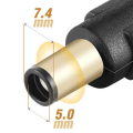 Miniatyrbillede 3 af 5: USB-C til DELL bærbar opladningsadapter 7,4 x 5,0 mm, sort Svart