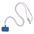 Miniatyrbillede 1 af 4: Smartphone-lanyard med flerfarvet justerbar snor Flerfärgad