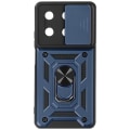 Miniatyrbillede 1 af 6: Etui til Redmi Note 13 5G Ring Support Skydekamera Cover Night Blue