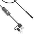 Pikkukuva 2 / 5: AVIZAR vedenpitävä endoskooppi - 5,5 mm tarkastuskamera - Useita USB-portteja - Piilokameratoiminto