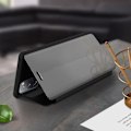 Miniatyrbild 3 av 4: Fodral till Samsung Galaxy S20 FE Translucent Flip Design Mirror Video Support Svart