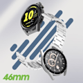 Miniatyrbillede 3 af 5: Armbånd til Huawei Watch GT Runner GT 3 46mm - AVIZAR - Stålnet - Grå - Blandet Pengar
