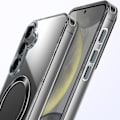 Pikkukuva 4 / 6: Coque MagSafe pour Samsung S24 Plus et S25 Plus Dos Cristal Color Noir Svart