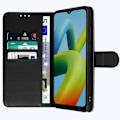Miniatyrbillede 4 af 5: Xiaomi Redmi A1 Case Support Video Wallet Sort - AVIZAR - Stiv - Syntetisk - Blandet Svart