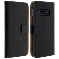 Miniatyrbillede 1 af 4: Smartphone etui - Samsung - Galaxy S10e - Ægte læder - Sort - Videostøtte Svart