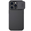 Miniatyrbillede 1 af 4: Etui - NILLKIN - CamShield Pro - iPhone 14 Pro - Sort - Elegant - Rigid sort