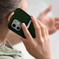 Pikkukuva 3 / 5: iPhone 12 ja 12 Pro Case Pehmeä silikonikorttipidike Forcell Green Grön
