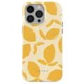 Skydd för iPhone 14 Pro Elegant Mönster Citron Tarta Burga Gul Gul