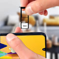 Miniatyrbillede 3 af 4: Samsung Galaxy M30s SIM-kortbakke 2x Nano SIM Micro-SD erstatning Sort