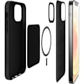 Miniatyrbillede 2 af 2: SKYMAG Sort MagSafe Cover til iPhone 12 / 12 Pro Puro Svart