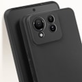 Pikkukuva 4 / 5: Kotelo Asus Zenfone 11 Ultralle - AVIZAR - Silikoni - Mattapinta - Musta Svart