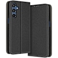 Miniatyrbillede 1 af 5: Etui til Samsung Galaxy M35 - AVIZAR - Sort klap - Kortholder - Støtte - Semi-stiv Svart