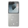 Pikkukuva 1 / 5: Glitter Case Samsung Galaxy Z Flip 6:lle putoamista estävälle 2 m ohuelle, kevyelle ja kestävälle läpinäkyvälle kotelolle Transparent