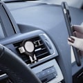 Miniatyrbillede 3 af 4: Support Auto - LinQ - 3.5 til 6.5'' - Grille Aération - Auto-justerbare Klemmer - Sort Aluminium Svart
