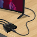 Miniatyrbillede 3 af 4: Splitter HDMI - LinQ - 3 porte - Kompatibel 4K/2K/3D - Opløsning 1080p - Installering Plug and Play