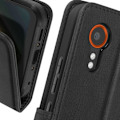 Miniatyrbillede 3 af 5: Etui til Samsung Galaxy Xcover 7 - AVIZAR - Chesterfield - Pung og Videostøtte - Sort Svart