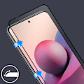 Pikkukuva 3 / 4: Filmi Xiaomi Redmi Note 10s / Note 10 Tempered Glass 9H Akashi Transparent Black