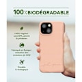Miniatyrbillede 2 af 3: Coque - JUST GREEN - iPhone 13 mini - Biologisk nedbrydelig - Fleksibel - Sandmønster Bara grönt