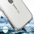 Pikkukuva 5 / 6: iPhone 16 Plus Kansi Kaksoiskerroksinen Putoamissuoja 2.4m GemShell Speck Läpinäkyvä Vit