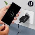 Pikkukuva 3 / 4: Verkkosovitin - Forever - USB Type-C - 1A - Kaapeli 1.2m - Musta Svart