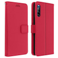 Pikkukuva 1 / 3: Housse Folio - AVIZAR - Sony Xperia L4 - Rose - Pehmeä Kuori - Magneettisuljenta Rosa