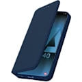 Miniatyrbillede 1 af 4: Housse til Samsung Galaxy A40 - AVIZAR - Folio Wallet Cover - Øko-læder - Natsort - Støttefunktion Midnattsblå