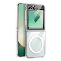Miniatyrbillede 1 af 5: MagSafe Taske til Samsung Z Flip 6 - AVIZAR - Hard Contour Soft Forstærket Transparent Transparent