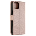Pikkukuva 1 / 5: Kotelo iPhone 15:lle - AVIZAR - Chesterfield - Jalustatoiminto - Vaaleanpunainen Rosa