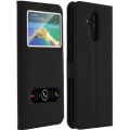 Miniatyrbillede 1 af 4: Huawei Mate 20 lite dobbeltvindue etui silikone cover - sort sort Svart