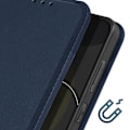 Miniatyrbild 4 av 6: Fodral för Galaxy S24 Plus-korthållare Videostöd Magnetic Flip Midnight Blue Blå