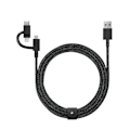 Miniatyrbillede 1 af 2: Native Union Eco Belt Universalkabel (2m) Sort