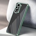 Miniatyrbillede 3 af 5: Etui til Honor 200 Pro Transparent Back Green Chrome Effect Contour