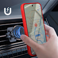 Pikkukuva 3 / 5: Kuori Google Pixel 9a Magneettisormus Läpinäkyvä Punainen Röd