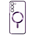 Pikkukuva 1 / 5: MagSafe kotelo Samsung S23:lle - AVIZAR - Läpinäkyvä / Purppura - Pehmeä - Synteettinen Lila