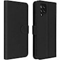 Miniatyrbillede 1 af 4: Etui til Samsung Galaxy A42 5G Fuldcover Kortholder Stativfunktion sort - AVIZAR - Fleksibel - Magnetisk svart