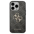 Miniatyrbillede 1 af 5: Coque til iPhone 13 Pro med præcise udskæringer og hævede kanter Guess Sort Svart