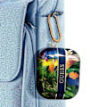 Miniatyrbillede 3 af 5: Coque til AirPods 3 med karabin - Floral Tropisk Design Guess Multi-farvet Flerfärgad